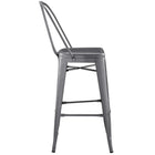 Modway - Promenade Tabouret de bar - Gunmetal-Capsules de pied non marquées