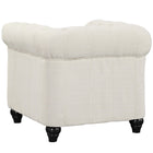 Modway - Earl Tissu rembourré Fauteuil - Beige-Tissu 100% polyester