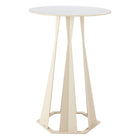 Zuo - Axis Table de bar - Blanc-Dimensions: 25,6 po L x 25,6 po L x 43,7 po H