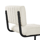 Modway - Parity Boucle Tabourets de bar - Ivoire noir - Ensemble de 2-9