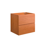 Modway - Scenic Support mural de 24" Armoire de toilette de salle de bain (lavabo non inclus) - Noyer cerisier-Armoire de toilette murale pour salle de bain