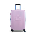 Reebok - Valise à roulettes pivotantes à coque rigide 26 po Hoop - Rose-Poignée télescopique ergonomique pour confort et durabilité, avec hauteurs réglables sur plusieurs niveaux et poignées supérieures et latérales renforcées