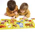 Banana Panda - Puzzle J'aime les chats, à partir de 3 ans-Les pièces robustes de haute qualité sont fabriquées à partir de carton épais qui offrent un ajustement parfait une fois assemblées