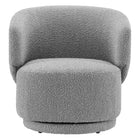 Modway - Celestia Tissu Boucle Chaise pivotante - Gris clair-7