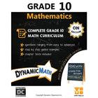 Dynamic Math - Cahier d'exercices, Ontario, 10e année-Couvre le programme de mathématiques de 10e année de l'Ontario