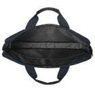Targus - GeoLite EcoSmart 15-16 po Essential Slim Brief Topload - Marine-Intérieur fabriqué à partir de matériaux recyclés, y compris 2 bouteilles d'eau