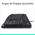 Logitech K120 Clavier filaire USB prêt à l’emploi pour Windows - Noir-Testé dans des conditions limitées (épanchement maximum de 60 mL de liquide). Ne pas immerger le clavier dans un liquide.