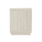 Manhattan Comfort - Table de nuit contemporaine Navis 32" à 1 tiroir - Chêne blanchi-Faisant partie de la collection Navis, conçue avec une esthétique moderne et épurée qui complète les chambres contemporaines