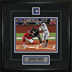 Aaron Judge Pin & Plate Yankees - Impression encadree - 18" x 18"-Qualité supérieure - 8x10 framed