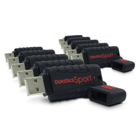 Clé USB 2.0 DataStick Sport de 4 Go de Centon, noir, paquet de 10-4 Go