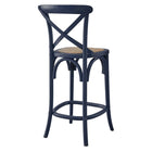 Modway - Gear Tabouret de comptoir - Bleu Minuit-9