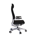 Nightingale - Fauteuil de direction à dossier haut NLC avec bras rabattable - Noir-Mécanisme d'inclinaison synchronisé Newton Wafer : mécanisme à profil fin en instance de brevet qui offre une durabilité et une stabilité sans faille, avec un équilibre continu et uniforme dans toutes les positions. Réglage intégré de la coulisse du siège, verrouillage de l'inclinaison à plusieurs positions, réglage pneumatique de la hauteur du siège et contrôle de la tension latérale