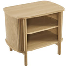 Modway - Cadence Ouvre Table de chevet, Chêne-Assemblée requise