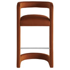Modway - Winslow Performance Velvet Tabouret de bar - Rouille-7