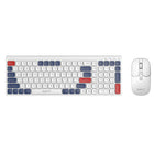Havit - Ensemble combiné clavier et souris sans fil bimode - Blanc-DPI et touches mécaniques personnalisables : DPI réglable (800-2400) pour une sensibilité précise, associé à des interrupteurs à clé mécaniques réactifs pour une expérience de frappe tactile