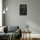 Frameworth - Cadre d'affichage de rondelles de hockey - Contient 30 rondelles - 21 po l x 33 po H-Construction en bois massif avec vitre de qualite professionnelle a l'avant pour voir votre collection