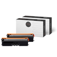 Premium Tone - Brother TN815BK Toner compatible - Rendement très Élevé - Noir - Boîte de 2-Couleur: Noir