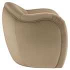 Modway - Compose Performance Velvet Chaise d’accent - Taupe-Moulures en tuyauterie française