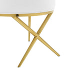 Modway - Savour Performance Velvet Fauteuil à manger d’accent Ensemble de 2 - Blanc-8