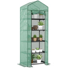 Outsunny - Serre mini à 5 niveaux- La mini-serre convient aux espaces restreints  
