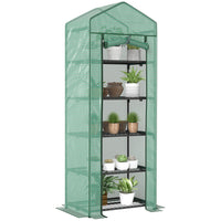 Outsunny - Serre mini à 5 niveaux- La mini-serre convient aux espaces restreints  
