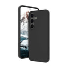 dbramante1928 - Étui Costa Rica pour Samsung S25 - Noir-Fabriqué à partir de silicone recyclé et de plastique recyclé certifié GRS (1 étui = équivalent à 2 bouteilles de plastique de 0,5L). 100% recyclable.