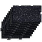 Edgewood - IN2FIT - 16.6" x 23.5" x 1/4" - dalle de fitness emboîtable à absorption des chocs et du son - chia - paquet de 9 -Parfait pour salles d'exercice à domicile, gyms à domicile, salles de loisirs