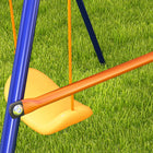 Outsunny - Portique pour enfants avec siège de balançoire, panier de basket - but de football-Un cadeau merveilleux pour les enfants afin de promouvoir leur bien-être général 