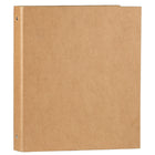 JAM Paper - Reliure recyclée à 3 anneaux de 1 po Kraft - naturelle-Les larges panneaux de reliure avant et arrière couvrent entièrement les intercalaires et les protecteurs de feuilles standard. Nos 3 classeurs à anneaux en métal ont 2 boutons pour une ouverture et une fermeture faciles, et une poche pratique sur le rabat intérieur