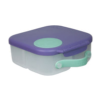 b.box - Mini Lunchbox - Lilas Pop-Le porte-fruits flexible s'étire pour contenir des fruits entiers