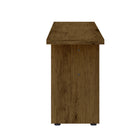 Manhattan Comfort - Banc de salle à manger moderne Nomad 172,5 cm - Nature-Banc de style rustique avec détails en grain de bois et base en H