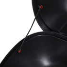 HOMCOM - Coffre supérieur détachable pour scooter/motocyclette - 24 L - Noir-Conçu spécialement avec un grand réflecteur 
