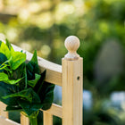 Outsunny - jardinière surélevée avec treillis pour plantes grimpantes - bois naturel-Peinture imperméable pour une utilisation en extérieur
