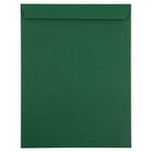JAM Paper - Enveloppes haut de gamme pour catalogue à extrémité ouverte - 10 x 13 - vert foncé - paquet de 50-Couleur: vert chasseur/vert forêt foncé