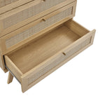 Modway - Soma 5 tiroirs Poitrine, Chêne-Assemblée requise