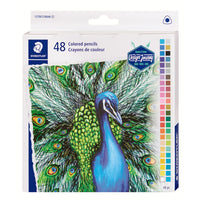 Staedtler, Crayons de couleur naturels assortis à corps triangulaire de 4 mm - ensemble de 48-Crayons de couleur pour artistes de tous âges