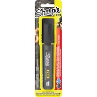 Sharpie - Marqueur Permanent Pro - Pointe Biseautée - Noir-L’encre permanente est parfaite pour un usage industriel, elle marque les surfaces humides, huileuses, poussiéreuses et abrasives