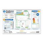 Pomango - Planificateur familial 2027 - Août 2026 à décembre 2027 - Français-Dimensions : 15 po x 19 po (38 cm x 48,25 cm), parfait pour placer sur le réfrigérateur