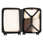 Swiss Mobility - Valise de cabine rigide 21.75 po de la collection JFK - Noir-Poignée de chariot télescopique avec hauteurs de verrouillage à plusieurs niveaux