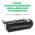 CIG - Cartouche de toner Lexmark T654 remise à neuf - rendement très élevé - noir- Garantie de 2 ans avec garantie de performance à 100 %