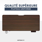 MotionGrey - Bureau debout électrique réglable Ergo2 avec réglages de mémoire - 43 po x 24 po, plateau brun foncé, cadre noir-6
