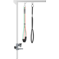 PawHut - Bras de toilettage pour chien réglable 25,6 po H avec pince et 3 boucles - argent-Fabriqué en acier inoxydable et en aluminium, garantissant une durabilité supérieure et une résistance à la rouille 