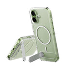 PanzerGlass - CARE Etui avec  Kickstand MagSafe pour iPhone 17 - Clear-Béquille polyvalente en aluminium recyclé conçue pour être pratique