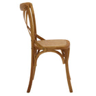 Modway - Gear Fauteuil d’appoint de salle à manger Ensemble de 2 - Noyer-7