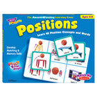 TREND - Jeux de correspondance de positions-Présentez 16 concepts et mots de position, à l'aide de photos.