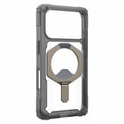 UAG - Étui Robuste Plasma XTE MagSafe pour iPhone 17 Pro - Frêne/Titane-Coins renforcés pour disperser l'impact
