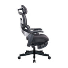 TygerClaw - Chaise Ergonomique Dossier Haut avec Maille Ajustable-L'assise en tissu épais et l'appuie-tête offrent un rembourrage moelleux pour un confort tout au long de la journée