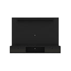 Manhattan Comfort - Centre de divertissement flottant Liberty 70,86 po style milieu du siècle moderne - Noir-Centre de théâtre mural de style mid-century modern pour salon et chambre