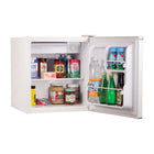 BLACK+DECKER - 1,7 pi³ Mini-frigo autonome avec congélateur, blanc-Certifié Energy Star : Ce réfrigérateur compact avec congélateur utilise le réfrigérant R600a et est certifié ENERGY STAR, utilisant des compresseurs à haut rendement qui créent moins de chaleur et consomment moins d'énergie
