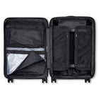 Travelite - Epicure 19 po Valise de cabine rigide - Noir-Cadenas TSA intégrés pour plus de sécurité